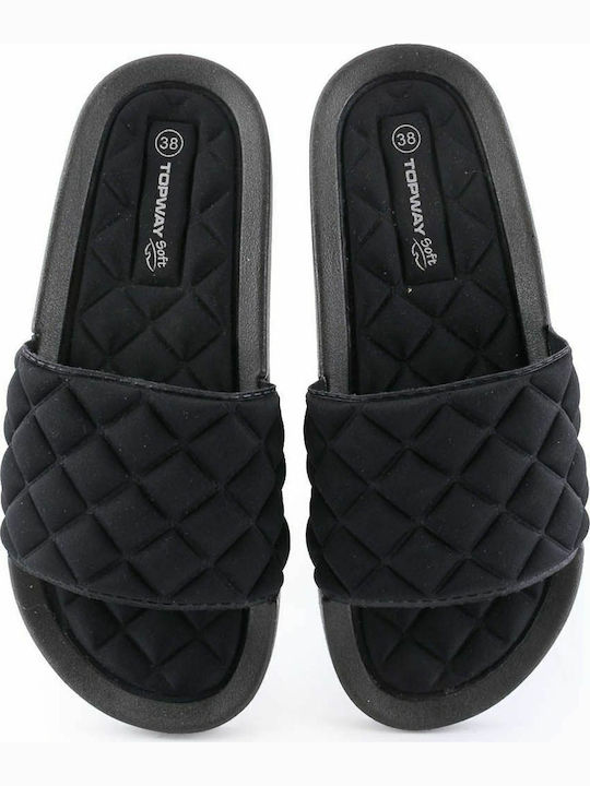 1288-0396 Women's Slides Black