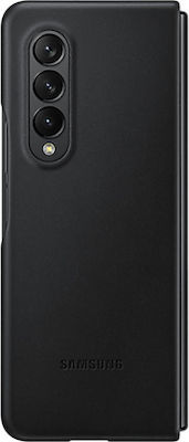 Samsung Leather Cover Μαύρο (Galaxy Z Fold 3)