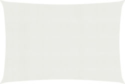 vidaXL Rectangular Shade Sail White With Hoop 6...