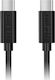 Choetech USB 2.0 Cable USB-C male - USB-C 60W Μαύρο 1m CC0002