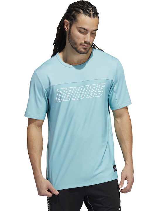 Adidas FB Hype Ανδρικό T-shirt MInt με Λογότυπο