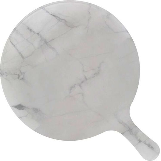 Servewell Round Melamine Serving Board With Handle 29cm