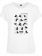 MT737 Γυναικείο Oversized T-shirt Λευκό