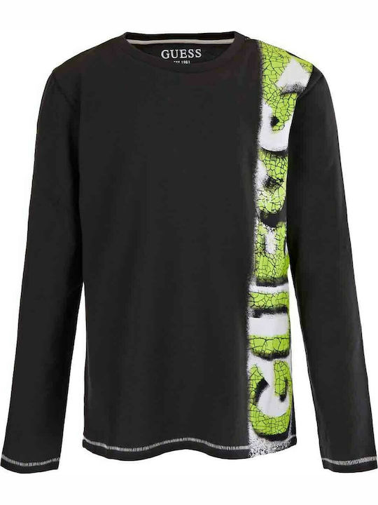 Guess Kids Blouse Long Sleeve Black