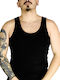 Men's Undershirt Sleeveless in Black Color