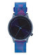 Estelle Womens Watch 35mm Battery with Blue Leather Strap