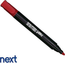 Next Permanent Markers Red 12pcs