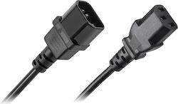 Cabletech IEC C13 - IEC C14 Cable 0.5m Black (KPO2770-0.5) Cabletech IEC C13 - IEC C14 Cable 0.5m Black (KPO2770-0.5)