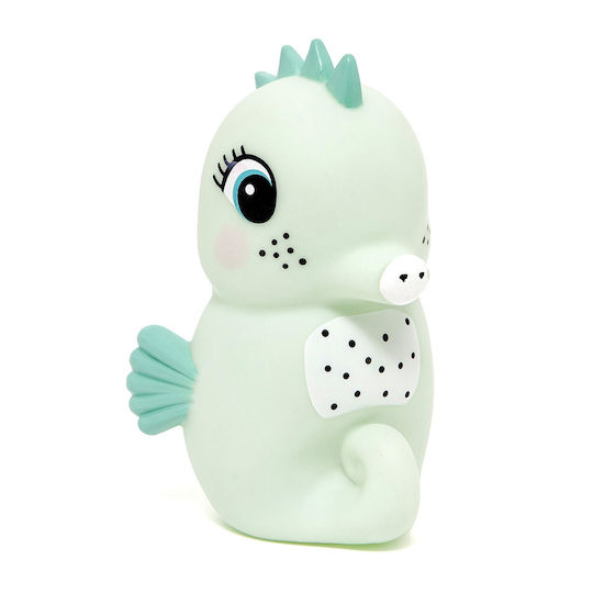 Petit Monkey Kids Decorative Lamp Seahorse Green 9x9x14εκ.