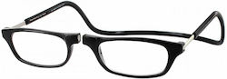 Reading Glasses +1.00 with Magnet in Black color