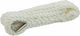 Eval Rope Twisted 10mm Mooring or Anchor Rope with Stainless Steel ShackleWhite