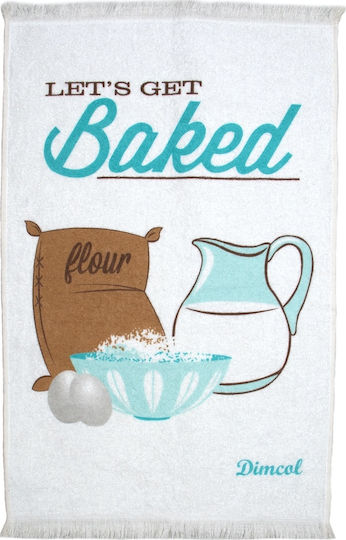 Dimcol Baked Handtuch aus 100% Baumwolle 40x60cm