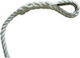 Eval Rope Twisted 14mm Mooring or Anchor Rope with Stainless Steel ShackleWhite
