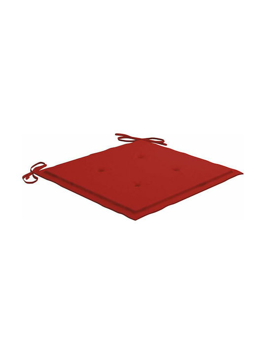 vidaXL Garden Chair Cushion Red 6pcs 40x40cm.