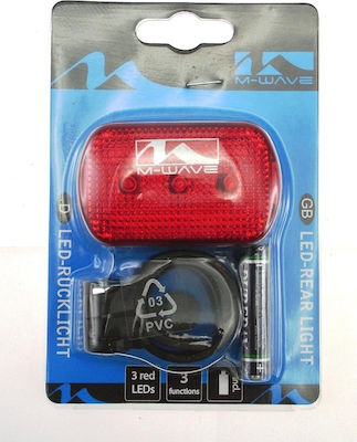 M-Wave 109509 Bicycle Rear Light Led