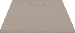 vidaXL Rectangulară Acrilic Duș 100x70cm Maro vidaXL Rectangulară Acrilic Duș 100x70cm Maro
