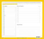 Next Daily Planner Agenda Yellow 20x23cm 10pcs