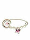 Paraxenies Child Safety Pin made of Gold Plated Silver for Girl