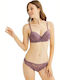 Cansoy Lace Underwear Set with Bra & Brazil Vizon 122