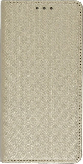Book Δερματίνης Χρυσό (Xiaomi Mi 10 Lite)
