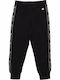 Kinder Trainingshose Schwarz 1Stück Rib Cuff