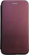 Synthetic Leather Book Burgundy (iPhone 12 mini)