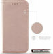 Book Δερματίνης Ροζ Χρυσό (Redmi Note 10 5G / Poco M3 Pro)
