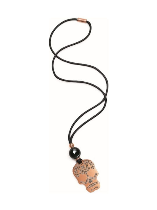 Folli Follie Necklace with Pink Gold Plating