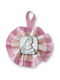 Mertzios.gr Saint Icon Kids Talisman with Virgin Mary Pink from Silver