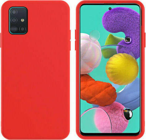 Задна корица Силикон 1.2мм Червен (Redmi 9T)