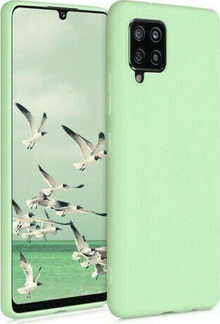 Back Cover Σιλικόνης Πράσινο (Galaxy A12)