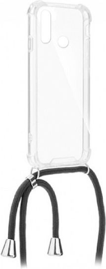 Back Cover Silicon cu Curea Transparent (Huawei P20 Lite)