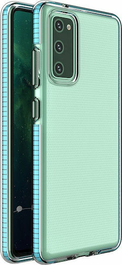 Hurtel Spring Umschlag Rückseite Silikon 1mm Hellblau (Galaxy S20 FE)