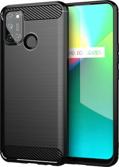 Hurtel Back Cover Σιλικόνης Μαύρο (Oppo A53 / A53s)