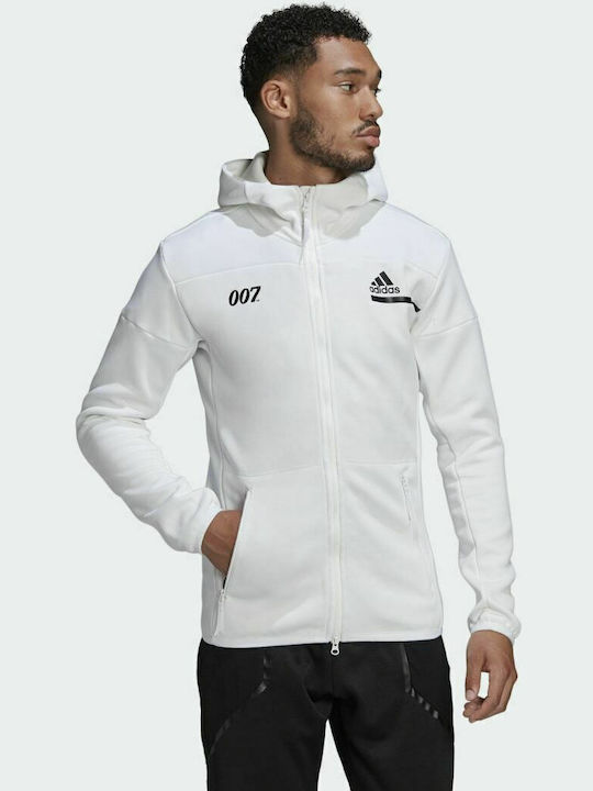 Adidas Z.N.E. x James Bond Men s Jacket White Black GN6812