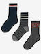 Mayoral Boys 3 Pack Knee-High Socks Blue