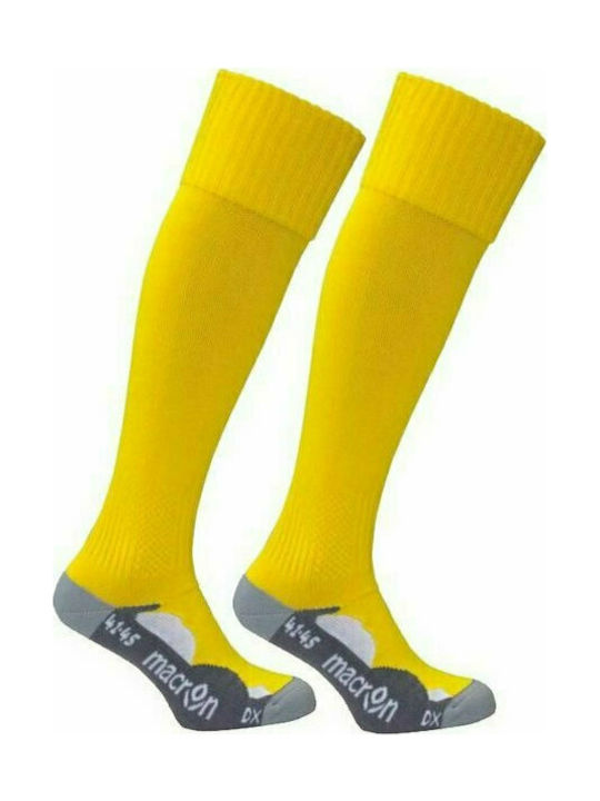 Macron Rayon Ποδοσφαιρικές Κάλτσες Κίτρινες 1 Ζεύγος