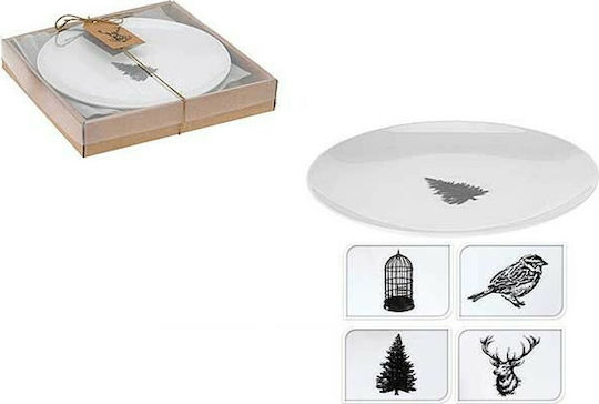 JK Home Decoration Weihnachtlich Platte B18xD18cm. (Μiverse Designs)
