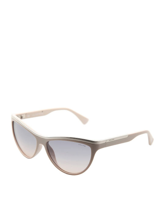 Police Women's Sunglasses with Gray Plastic Frame S1808 07U7