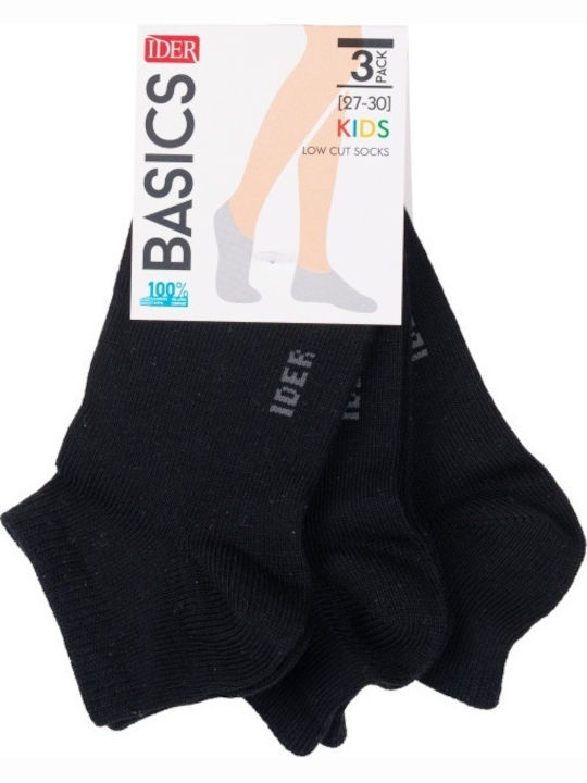 IDER Șosete Negre 3Pack