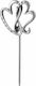 JK Home Decoration Set Decorative Inimi din Metal 15cm 3buc