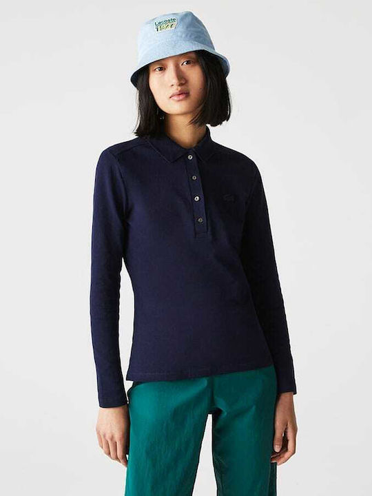 Γυναικεία Polo Μπλούζα Μακρυμάνικη Navy Μπλε