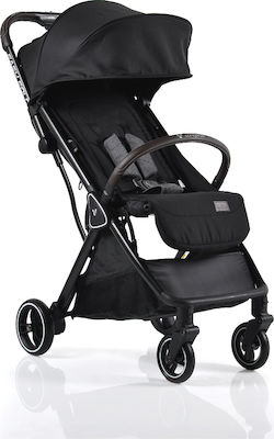 Cangaroo Easy Fold Kinderwagen Geeignet für Neugeborene Schwarz 108839