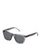 Lozza Men's Sunglasses with Gray Plastic Frame and Gray Lens SL4128M 6BZX
