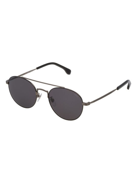 Lozza Men's Sunglasses with Gray Metal Frame and Black Lens SL2313M 08Y8