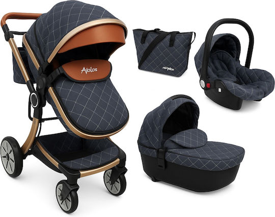 Beboulino Aiolos Premium Бебешка количка 3 в 1 Jean-Tabac