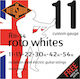 Rotosound Roto Whites Set of Electric Guitar Strings Nickel Plated Steel 11 - 54