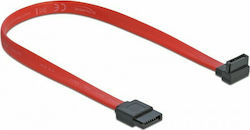 DeLock 7-Pin SATA II - 7-Pin SATA II Cable 30cm Κόκκινο (84249)