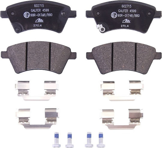 Ate Plăcuță de frână Față 4buc pentru Fiat Sedici Suzuki SX4