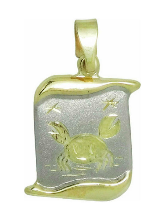 Mertzios.gr Charm Semnul zodiacal din Aur 14K